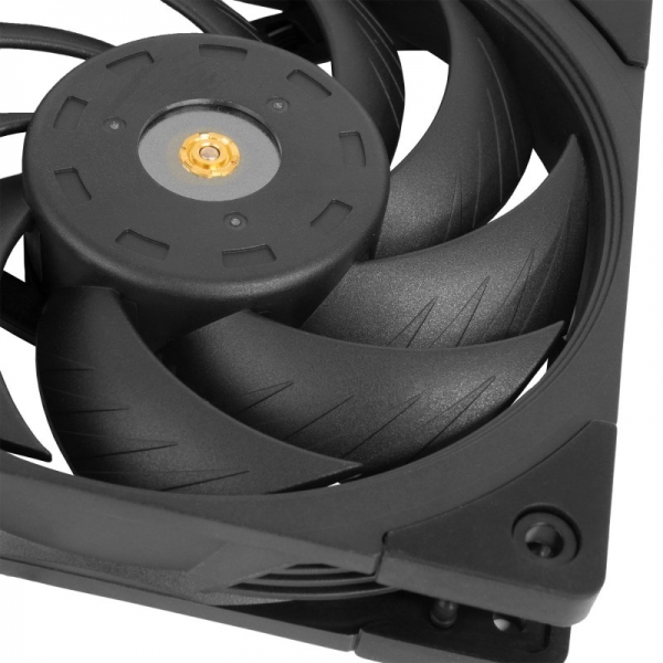 Ventilateur PC Mars Gaming MF-NC - Pales hybrides - Fonctionnement silencieux - Roulement FDB - Connexion PWM - Débit d'air optimal - Couleur noire