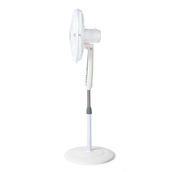 Ventilateur sur pied Orbegozo SF 0147 - Ventilation puissante à 3 vitesses - Tête oscillante et multi-orientable - Silencieux et sûr - Hauteur réglable