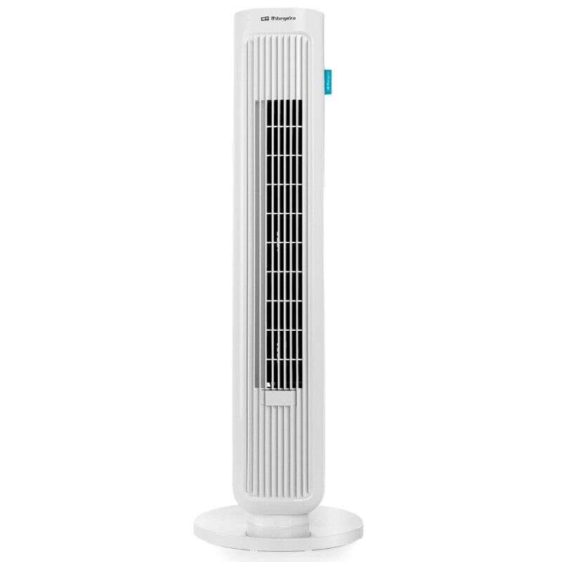 Ventilateur tour oscillant Orbegozo TW-0755 - Débit d'air puissant - Pratique et fonctionnel - Couleur blanc