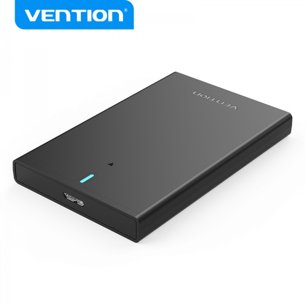 Vention Boîtier Externe pour Disque Dur 2.5" USB 3.0 vers Micro USB Sans Vis - Noir