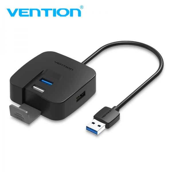 Vention HUB 4 en 1 de 1xUSB3.0 à 3xUSB2.0 - 0,15m - Couleur Noir