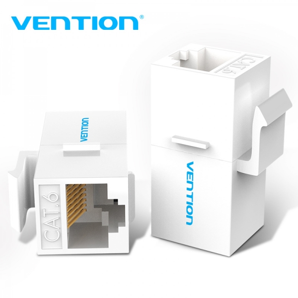 Vention Pack de 5 connecteurs réseau UTP RJ45 Cat6 - Blanc