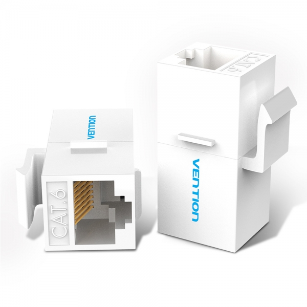 Vention Pack de 5 connecteurs réseau UTP RJ45 Cat6 - Blanc