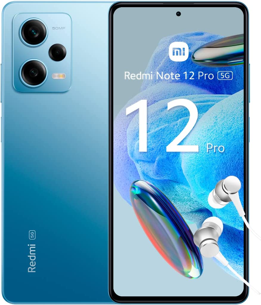 Xiaomi Redmi Note 12 Pro 5G Smartphone 6.67" Écran Amoled FHD+ 120Hz - 8Go - 256Go - Triple Caméra 50MP - Batterie 5000mAh - Charge Rapide 67W