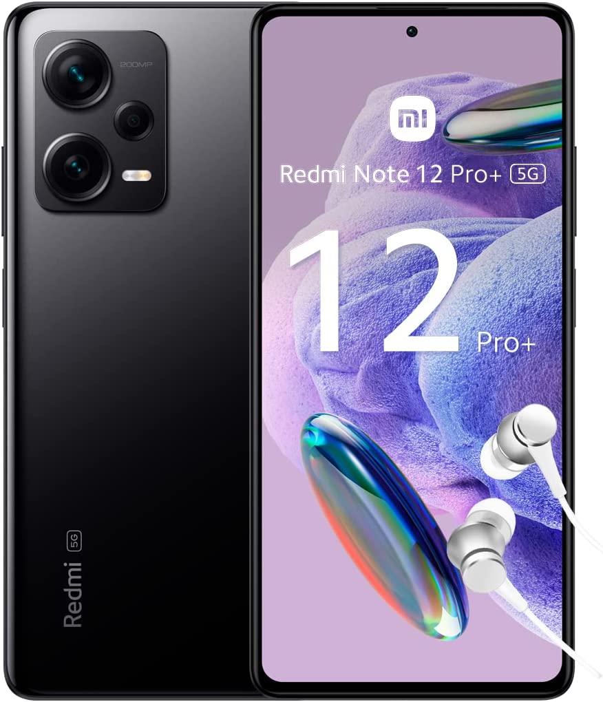 Xiaomi Redmi Note 12 Pro+ Smartphone 5G 6.67" Écran Amoled FHD+ 120Hz - 8Go - 256Go - Triple Caméra 200MP - Batterie 5000mAh - Charge Rapide 120W