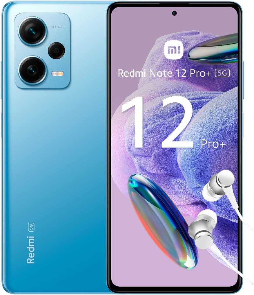 Xiaomi Redmi Note 12 Pro+ Smartphone 5G 6.67" Écran Amoled FHD+ 120Hz - 8Go - 256Go - Triple Caméra 200MP - Batterie 5000mAh - Charge Rapide 120W