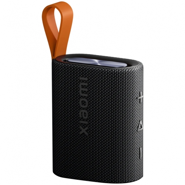 Xiaomi Sound Pocket Enceinte 5W TWS Bluetooth 5.4 - Autonomie jusqu'à 10h - Résistance IP67 - Couleur Noir/Orange