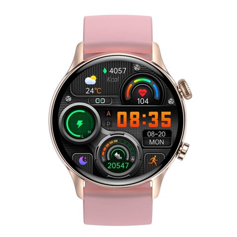 XO Smartwatch J4 1.36 IPS - Appels BT - Couleur Rose