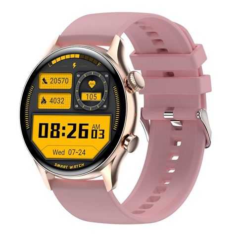 XO Smartwatch J4 1.36 IPS - Appels BT - Couleur Rose